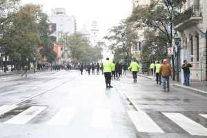 Plaza Independencia, luego de los actos