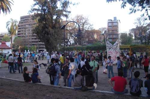 La plaza Urquiza marcó el inicio