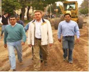 Amaya y Alfaro recorrieron las obras en Parque Norte