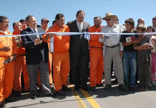 Alperovich inauguró la ruta de circunvalación en Ranchillos