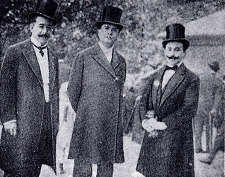 Leopoldo Lugones, Rubén Darío y Francisco Contreras