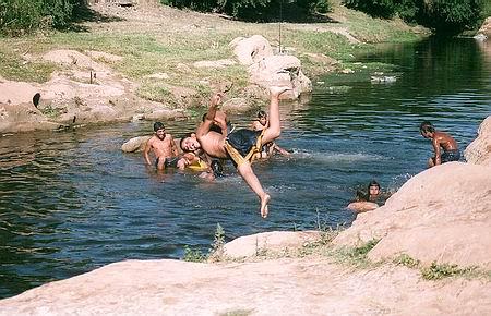 Los ríos fueron el refugio ante el calor    