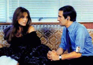 Jacqueline Bisset y François Truffaut.