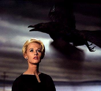 Tippi Hedren en el paple de Melanie Daniels.