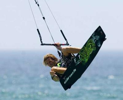 Kitesurf en el Cadillal