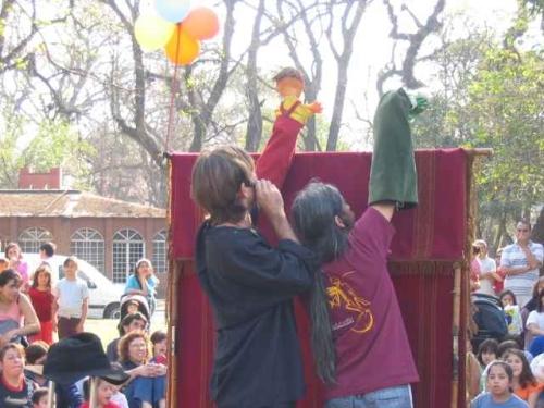 Escena del 3º Festival Ojo al Títere