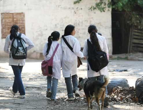 La violencia entró en las escuelas   