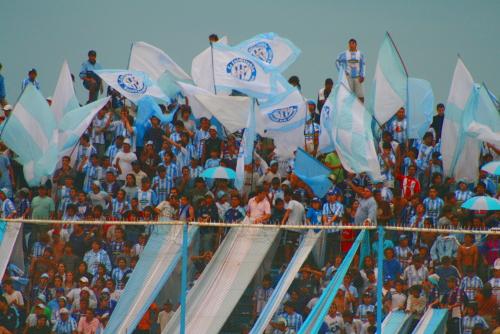 La hinchada de Atlético