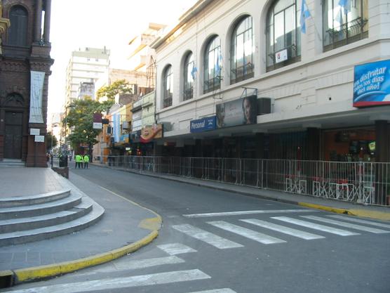 El vallado cambió el panorama urbano       