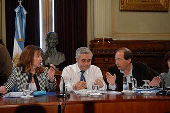 Los senadores del oficialismo aprobaron despacho     