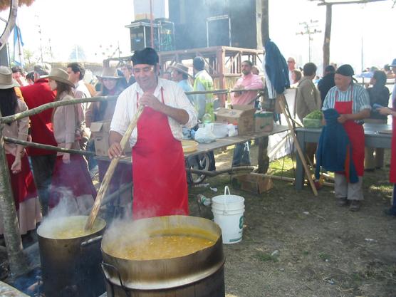 Las comidas fueron la mayor atracción    