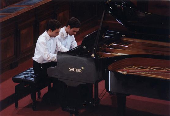 El duo en el ayuntamiento de San Sebastián/Donostia