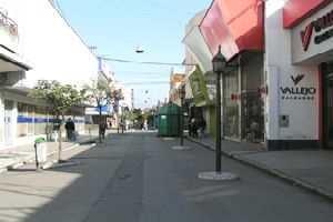 Así lucía la peatonal luego de la batucada      