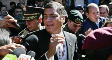 Rafael Correa recibió el apoyo mayoritario    