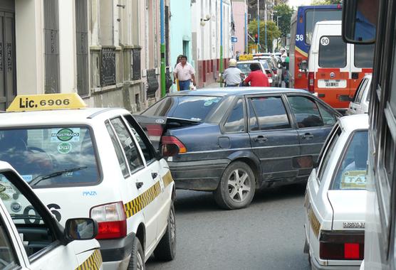 caos en las calles