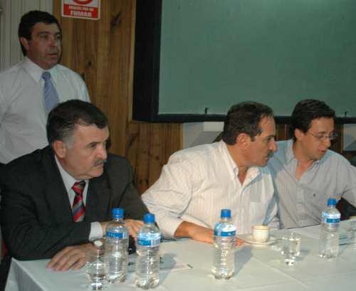 Alperovich, Jaldo y Racedo ante los delegados comunales                            