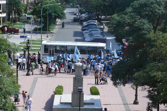 Concentración en Plaza Irigoyen