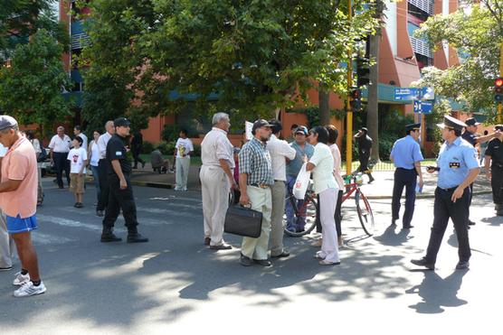 Manifestantes cortaron el tránsito