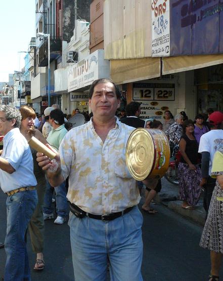 Puestero emocionado