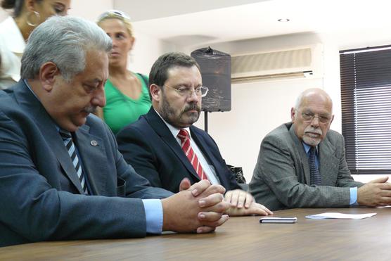 Contreras junto a empresarios de EDET