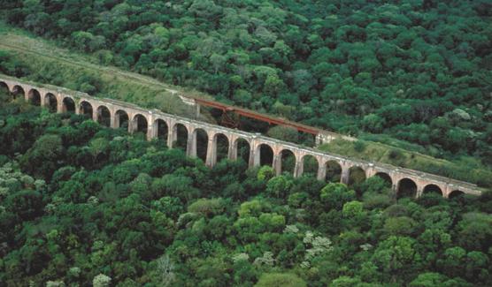 Vista aerea del puente