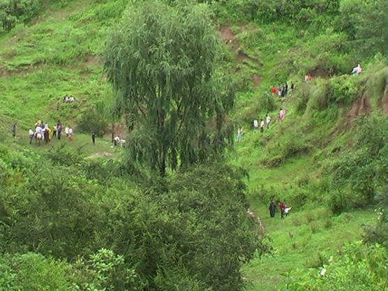 Zona a recorrer por los caballos