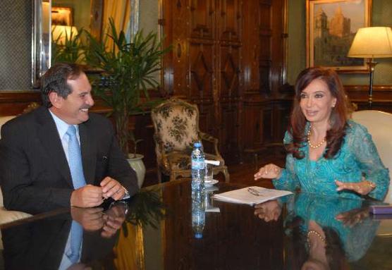 Sonrisas en la Casa Rosada   