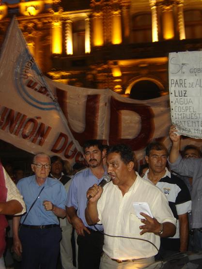 García convocó para el Martes a hs. 10 a una marcha desde EDET hacia el Poder Judicial