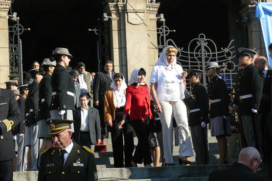 También estuvieron las Madres de Plaza de Mayo