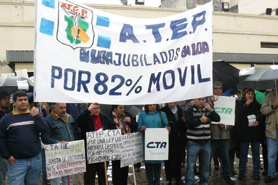 La CTA realizó un paro nacional