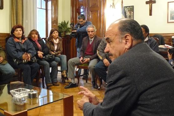 Jimenez recibió a los estatales