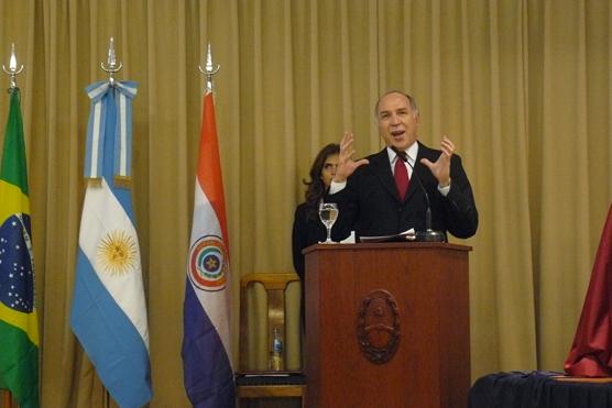 Por último cerró el acto con el discurso del presidente de la Corte Suprema de Justicia de la Nación, Ricardo Lorenzetti