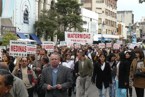 Hubo gran concurrencia en la protesta