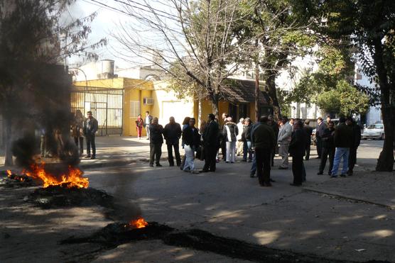 Protesta de los trabajadores del EPRET