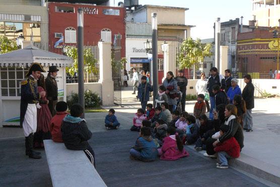 Con público de todas las edades se representó un fragmento de la obra