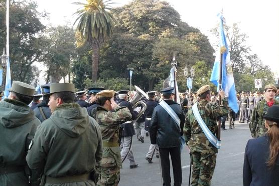 Estaban presentes las distintas fuerzas armadas