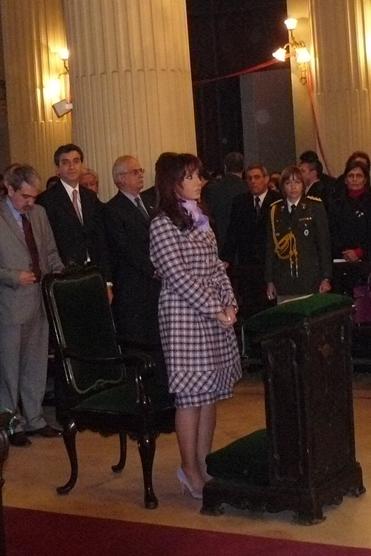 Por primera vez la presidenta participó del Tedeum