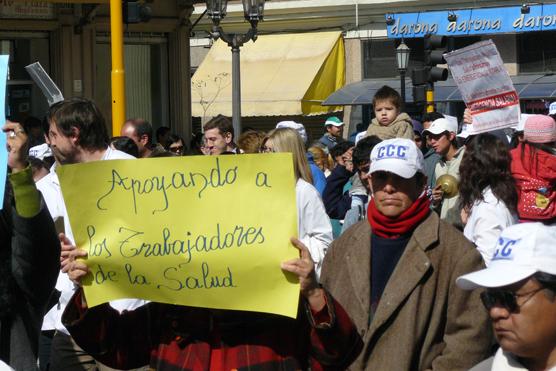 La CCC también se acoplo a la manifestación