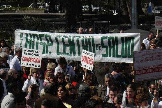 el Hospital Centro de salud, el Hospital de Concepción, el Hospital de Graneros