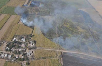 Comienza la zafra y también la quema de cañaverales