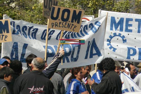 Jueves| La UOM volvió a manifestar, piden un aumento salarial del 22%