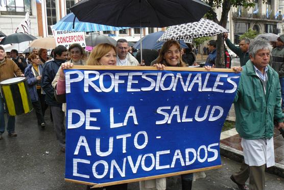 Los médicos confirmaron la marcha de hoy en Plaza Independencia a las 13