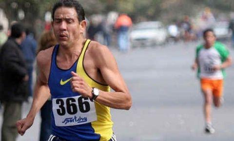 Juan Pablo Juárez, cuando ganó la Maratón Adidas