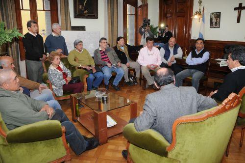 Los estatales reunidos con el ministro de Gobierno