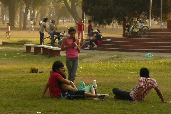 La juventud festejó el día del estudiante al aire libre 