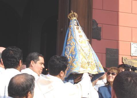 La imagen de la Virgen del Valle