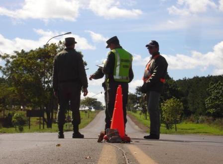 Los controles serán en las pricnipales rutas turísticas del país