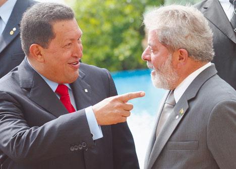 Chavez y Lula en trascendental paso 