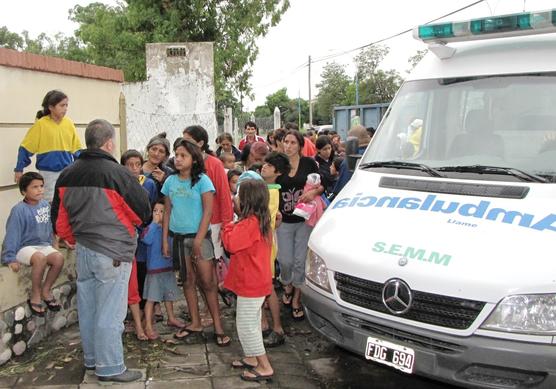 Niños evacuados, la otra cara del Día de Reyes