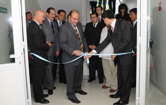 Manzur, Alperovich y Yedlin, en la inauguración   